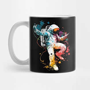 Astronaut Dancing in Space Mug